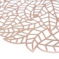Салфетка сервировочная 38 см Magia Gusto Leaf Lacer розовое золото