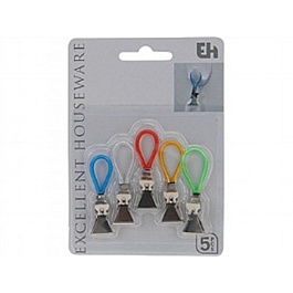 Набор крючков-зажимов стальных для кухонных полотенец