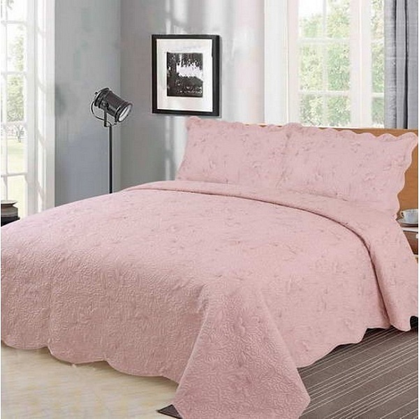 Комплект покрывало и наволочки Sofi de Marko Дейзи розовый