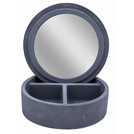 Шкатулка с зеркалом Ridder Cement серый
