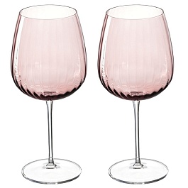 Набор бокалов для красного вина 750 мл Le Stelle Opium Colour marrone 2 шт