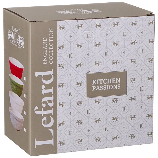 Салатник KITCHEN PASSIONS 23.5 х 23.5 х 11 см, белый