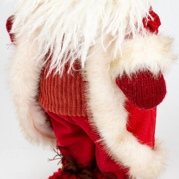 Сувенир Санта 22 x 12 x 60 см Азалия красный