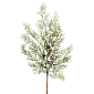Ветка Кипарис с шишками заснеженная 45 см Азалия зеленая