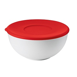 Контейнер 20 см Guzzini красная крышка