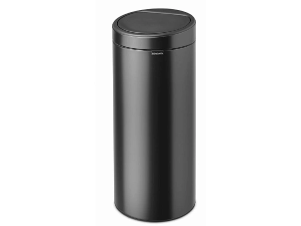 Мусорный бак 30 л Brabantia Touch Bin new тёмно-серый