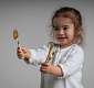 Набор детских столовых приборов Cutipol Alice White Gold 3 предмета