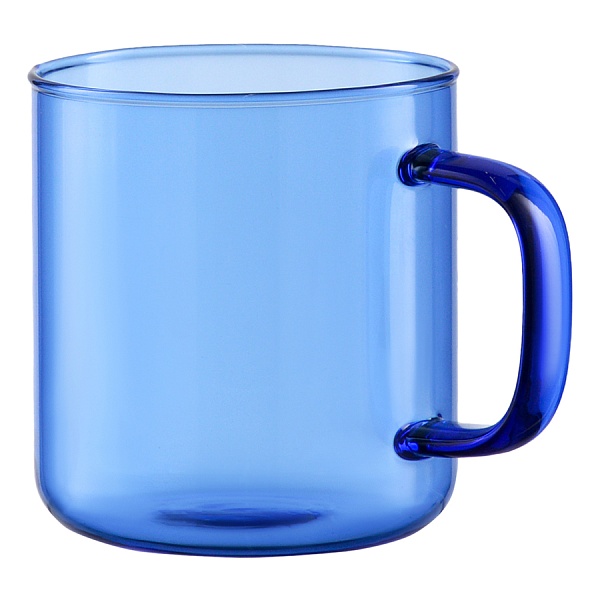 Чашка стеклянная 350 мл Smart Solutions синий