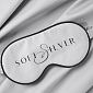 Маска для сна Soft Silver 23 х 10 см, благородное серебро