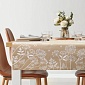 Скатерть 100 х 100 см Le Gobelin Травинки бежевая