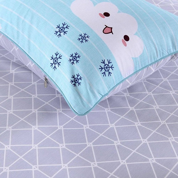 Комплект постельного белья Sofi de Marko Весёлые тучки голубой