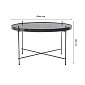 Стол 64,4 см Bergenson Bjorn Josen чёрный
