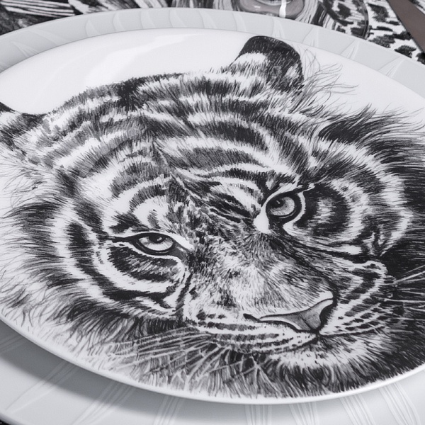 Тарелка десертная 22 см Taitu Wild Spirit Tiger