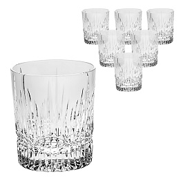 Набор стаканов для виски 6 шт. 300 мл Crystal Bohemia VIBES