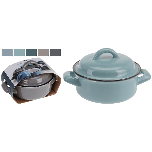 Кастрюля керамическая 13,5*10,5 см в ассортименте