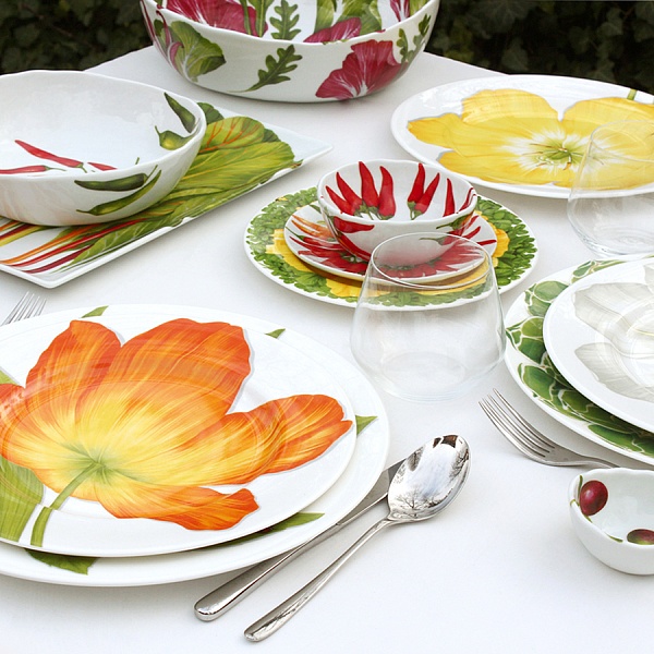 Блюдо сервировочное 33 х 22 см Taitu Erbette Dieta Mediterranea Vegetables