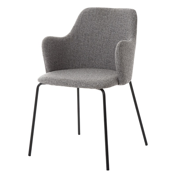 Стул dwight, рогожка, светло-серый