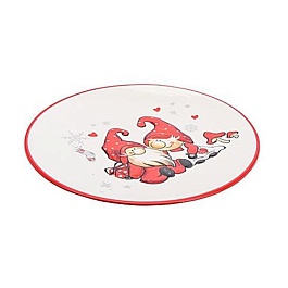Керамическая тарелка "Гномы" 24 см