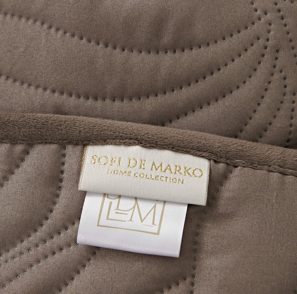 Комплект покрывало и наволочки 240 х 260 см Sofi de Marko Глория кофейный