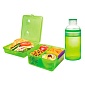 Набор ланчбокс и бутылка Sistema Lunch зелёный