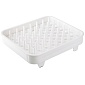 Сушилка для посуды jarl, 41,2x11,5x36,5 см, белая