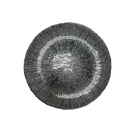 Тарелка Akcam 21 см СИЯНИЕ НОЧИ, серебро