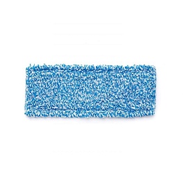 Насадка для швабры с липучкой 40 см Cisne синий-белый