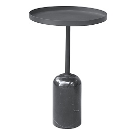 Столик кофейный lars, D40х58 см, черный