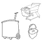 Сумка-тележка Reisenthel Carrycruiser rhombus black