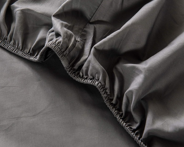 Комплект простынь и наволочка 160 х 200 см Sofi de Marko Габби серый