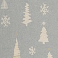 Плед из хлопка с новогодним рисунком Christmas Tree 130х180 см