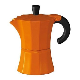 Кофеварка гейзерная на 6 чашек Morosina 300 мл оранжевый
