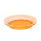 Тарелка декоративная 25 см Nina Glass Монтана оранжевый