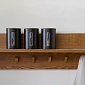 Набор банок для хранения kaffi, 1 л, матовые черные, 3 шт.