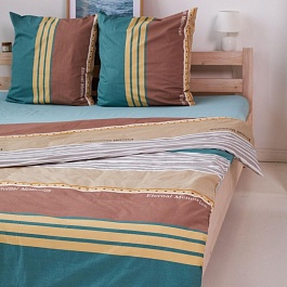 Пододеяльник 160 х 220 см Melograno Abstract Print Stripe