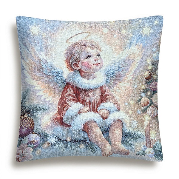 Подушка 44 х 44 см Le Gobelin Хранитель Рождества сиреневая