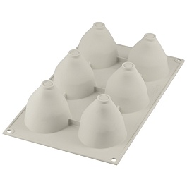 Форма для приготовления пирожных Silikomart Fragole e Panna силиконовая