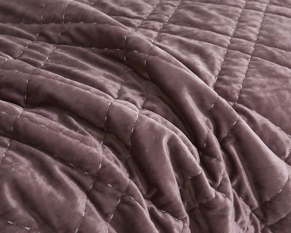 Комплект покрывало и наволочка 160 х 220 см Sofi de Marko Селена пепельная роза