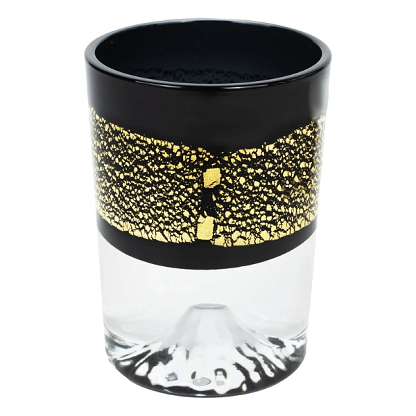 Рюмка Gold Leaf Fuli Chilled Sake Shot Glass Black  85 мл