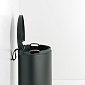 Мусорный бак 40 л Brabantia FlatBack+ Минерально-графитовый