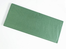 Бумага тишью 50 x 66 см Азалия тёмно-зеленая 10 шт