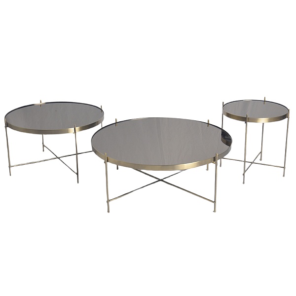 Стол 84,8 см Bergenson Bjorn Josen коричнево-бронзовый