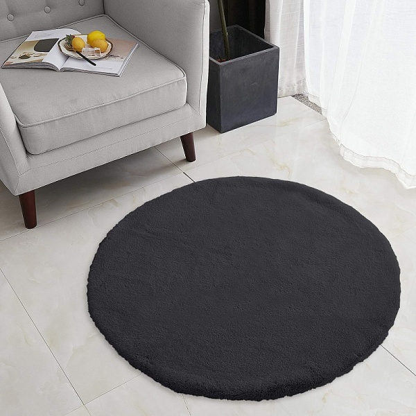 Camilla (антрацит) Коврик Круглый 150см