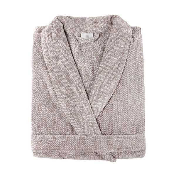 Халат банный велюр L Lasa Home Altair бежевый