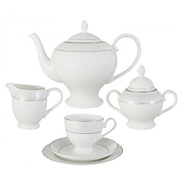 Чайный сервиз на 6 персон Anna Lafarg Emily Мелисента 21 предмет