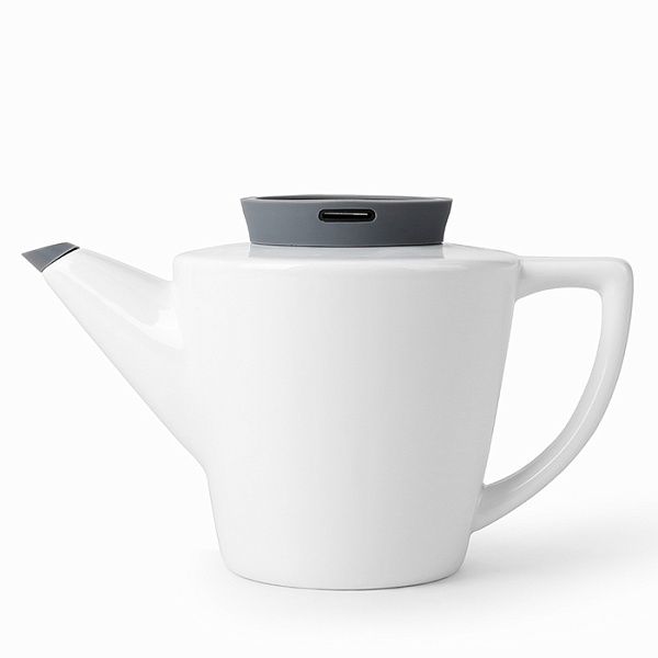 Чайник заварочный с ситечком 500 мл Viva Scandinavia Infusion белый-серый