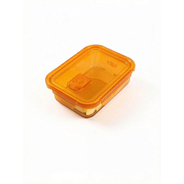 Контейнер прямоугольный с крышкой Repast Comfort, 1040 мл, медовый