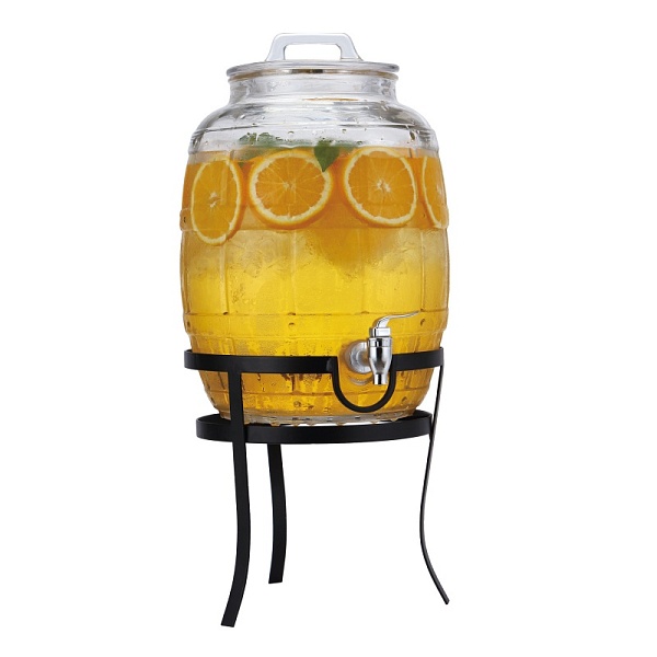 Диспенсер для напитков стеклянный 10 л на подставке Maxwell & Williams