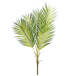 Декоративные листья пальмы на вставке 80 см Азалия зелёный