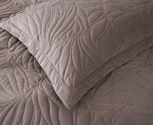 Комплект покрывало и наволочки 240 х 260 см Sofi de Marko Глория пепельно-розовый